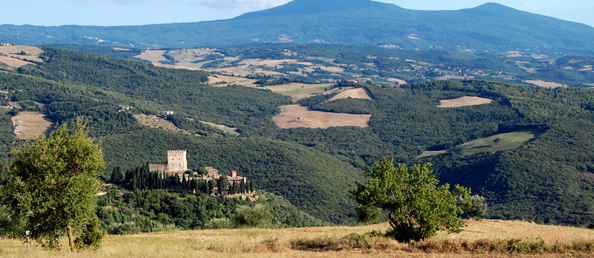 panorama della maremma toscana